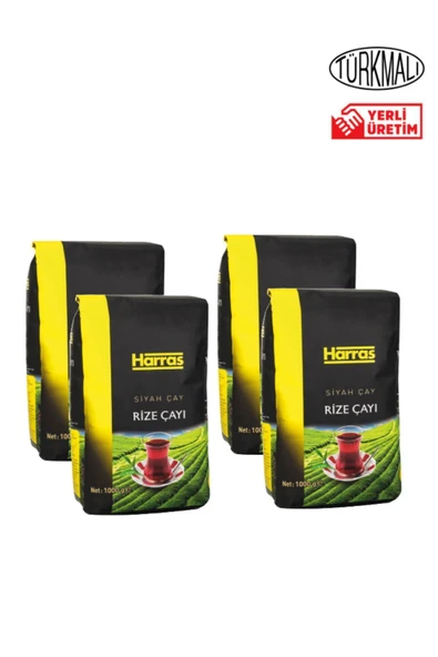Harras Rize Çay 1000gr x 4 Paket ürün görseli 1