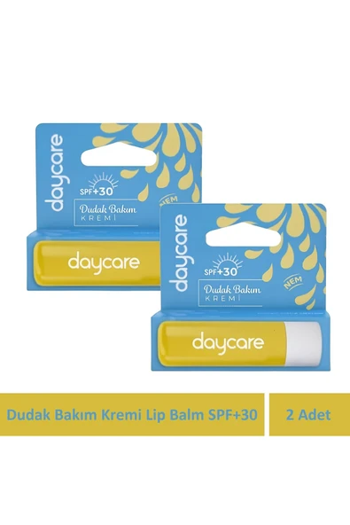 Daycare Dudak Bakım Kremi Parlatıcı Lip Balm SPF+30 | Nemlendirici 2 Adet ürün görseli 1