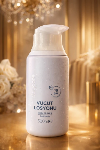 Daycare %5 Üre Vücut Losyonu 300 ml – Kuru Ciltler İçin Nemlendirici Bakım ürün görseli 1