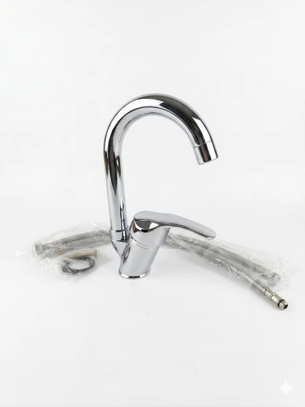PETRA TEK GÖVDE LAVABO BATARYASI ürün görseli 1