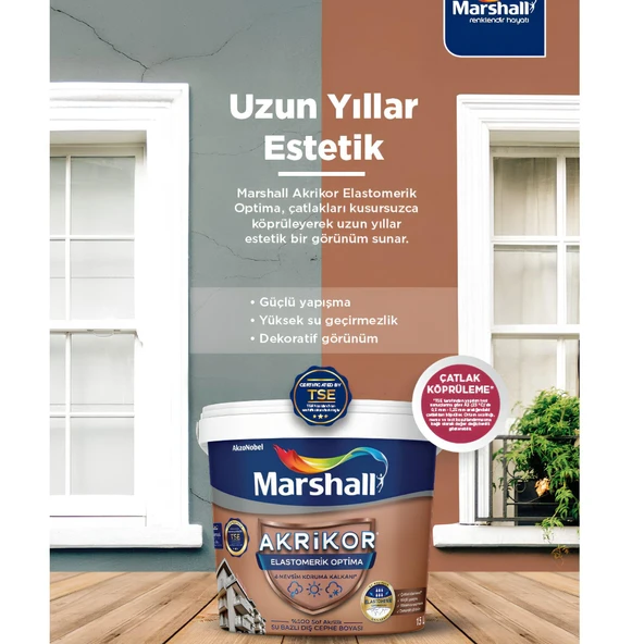 MARSHALL AKR. ELASTOMERIK OPTIMA BEYAZ 2.5 LT - Resim 2