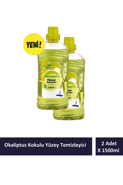 actisoft Okaliptus Kokulu Yüzey Temizleyici 2 Adet X 1500 Ml ürün görseli 1