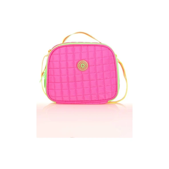 Kaukko Quilted Beslenme Çantası Pink K9046 ürün görseli 1
