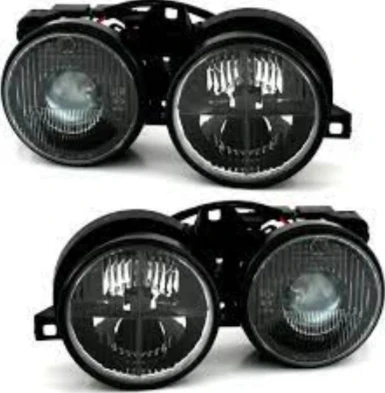BMW E30 KARA FAR SET  DEPO MARKA - Resim 2