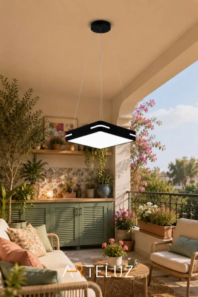ARTELUZ KARE MODEL MODERN SARKIT AVİZE (30X30 CM) - Resim 3
