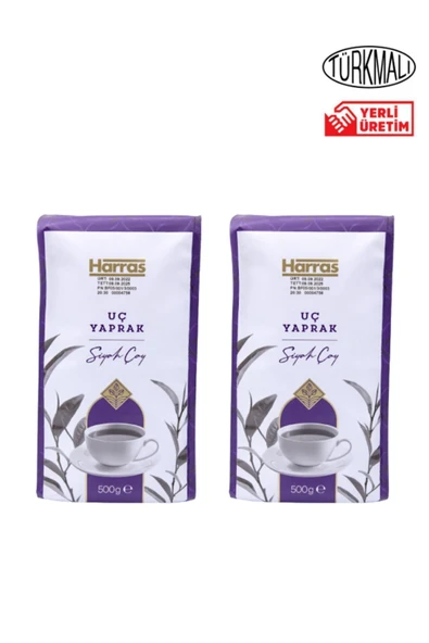 Harras Uç Yaprak Siyah Çay 500gr x 2 Paket ürün görseli 1
