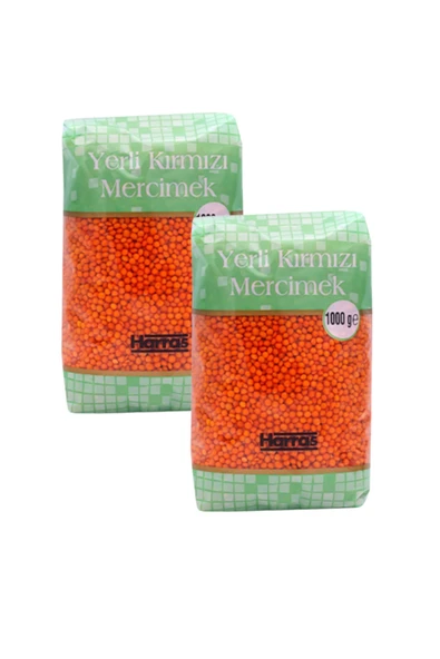 Harras Yerli Kırmızı Mercimek 1 Kg ürün görseli 1