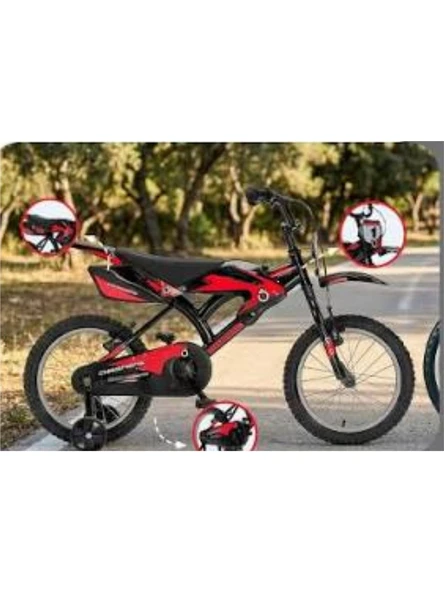 Champions Motor Görünümlü Bisiklet 16 JANT - Kırmızı ürün görseli 1