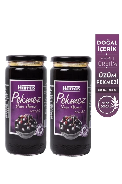 Harras Üzüm Pekmezi 600 gr X 2 Kavanoz ürün görseli 1