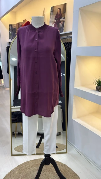 invee tensi gömlek 7184 bordo - Resim 6