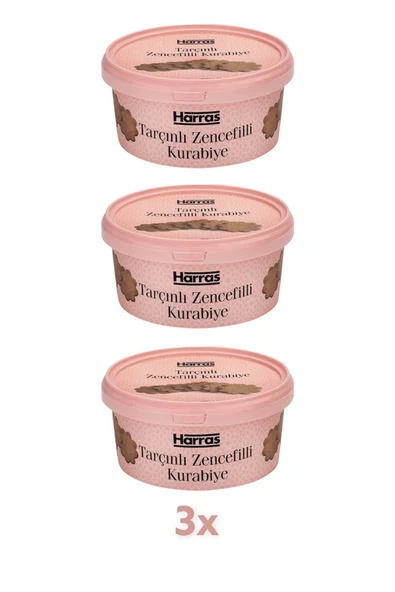 Harras Tarçın Ve Zencefilli Kurabiye 300 gr x 3 ürün görseli 1