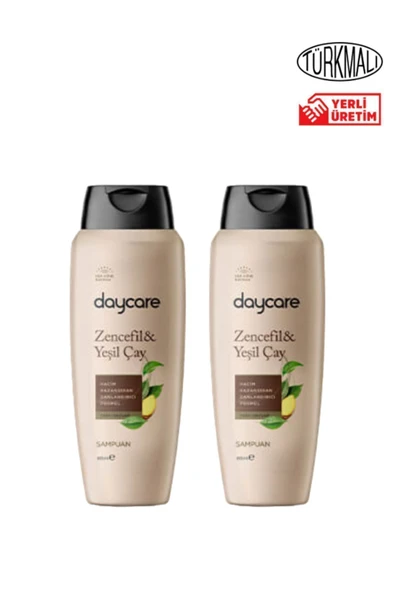 Daycare Yeşilçay Ve Zencefil Şampuan 600 ml X 2 Adet ürün görseli 1