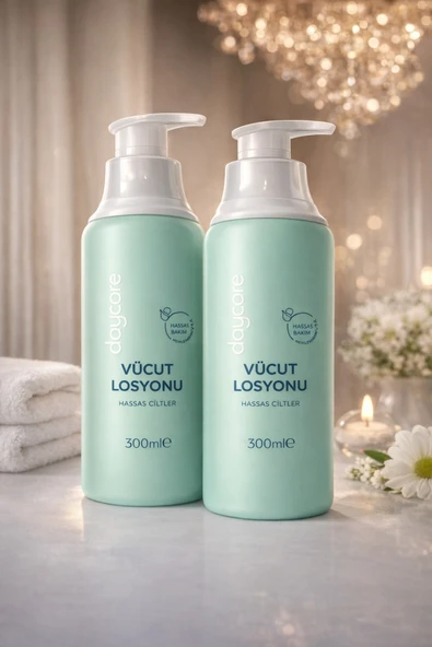 Daycare  Hassas Ciltler Vücut Losyonu 2’li Set 300 ml x 2 ürün görseli 1