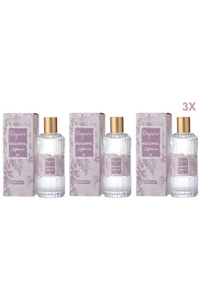 Daycare Cam Şişe Mimoza Kolonya 200 ml (3 ADET) ürün görseli 1