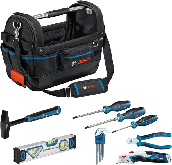 Bosch Profesyonel El Aleti Seti 8 Parça + Gwt 20 Çanta - 1600A02H5B ürün görseli 1