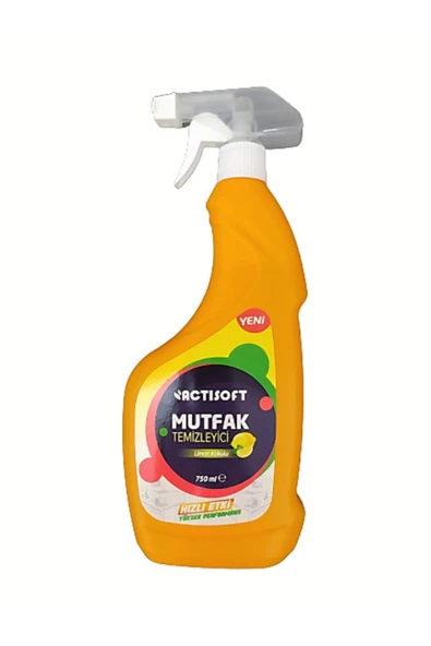 actisoft Mutfak Yüzey Temizleyici Sprey Limon Kokulu 750 ml ürün görseli 1