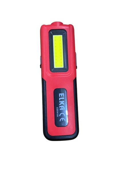 ELKA ESEN109 Şarjlı LED El Feneri 2000mAh  COB Çalışma Lambası, Mıknatıslı ve Kancalı ürün görseli 1