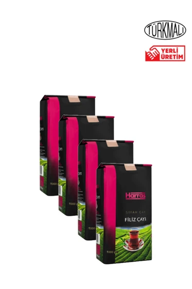 Harras Filiz Çay 1000 gr x 4 Paket ürün görseli 1