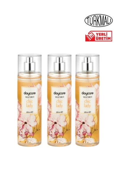 Daycare Vücut Spreyi 200 Ml 3 Lü Chic Lady ürün görseli 1