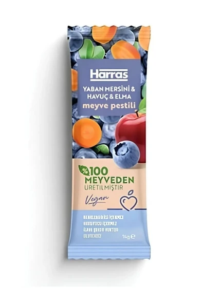 Harras Vegan Yaban Mersinli Meyve Pestili X 10 ürün görseli 1