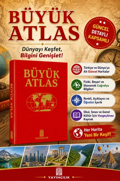 Ata Büyük Atlas (Ciltli) ürün görseli 1