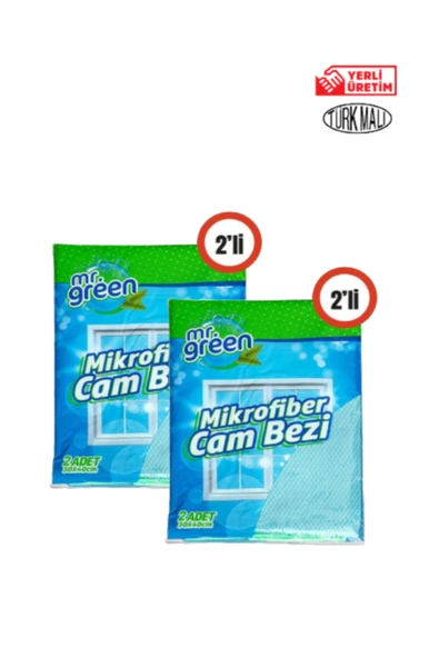 Mr Green Cam Bezi Mikrofiber 2 Li ürün görseli 1