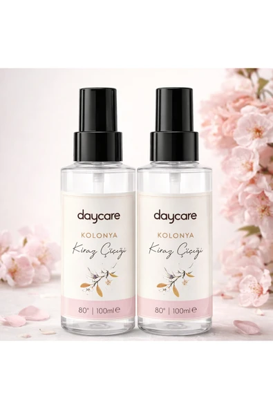 Daycare Kiraz Çiçeği Kolonya 100 ml x2 – İkili Avantaj Paketi ürün görseli 1