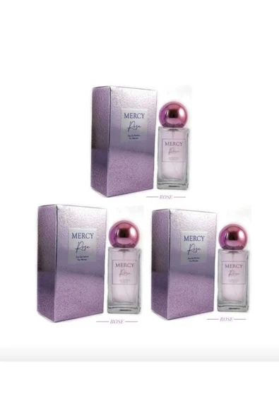 Mercy Rose kadın parfüm 50 ml 3ADET ürün görseli 1