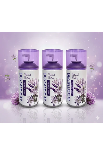 ROOMSTAR Oda Kokusu 300 Ml *3 Adet Masal Bahçesi ürün görseli 1