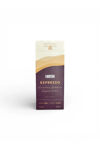 Harras Nespresso Uyumlu Kapsül Kahve Espresso 1 Kutu ürün görseli 1
