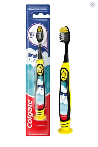 Colgate Siyah Bulut Çocuk Diş Fırçası 5+ Yaş Ekstra Yumuşak Kıllı ürün görseli 1