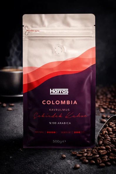 Harras Colombia Çekirdek Kahve 500 g ürün görseli 1