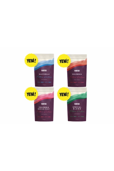 Harras Filtre Kahve Set 250gr X 4 Adet ürün görseli 1