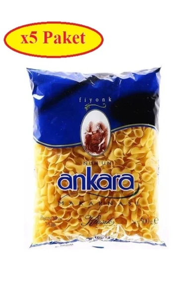 Nuh'un Ankara 5 Paket Fiyonk Makarna 500 Gram ürün görseli 1