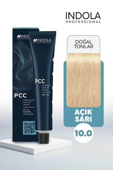 Indola PCC 10.0 Açık Sarı 60 ml Saç Boyası ürün görseli 1