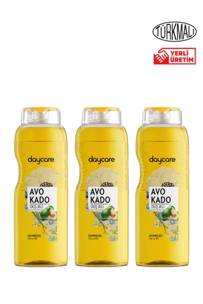 Daycare Avokado Duş Jeli 750 ml x 3 Adet ürün görseli 1