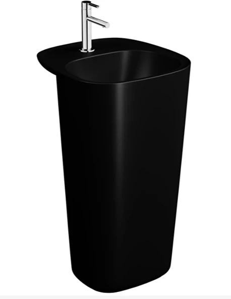 Plural Monoblok Lavabo Kompakt, 50x53 cm Tek Armatür ürün görseli 1