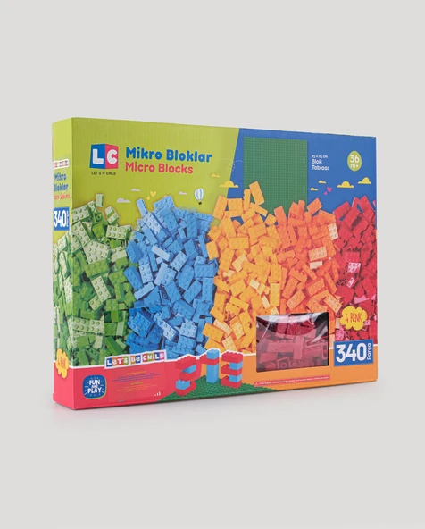 Eğitici Mikro Bloklar 340 Parça - Resim 5