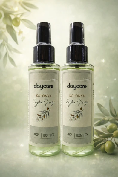 Daycare Zeytin Çiçeği Kolonyası 80° 100 ml Sprey (2’li Set) ürün görseli 1