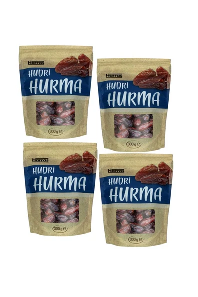 Harras İthal Taze Hudri Hurma Yumuşak Etli Doğal 4 Adet X 300 gr ürün görseli 1