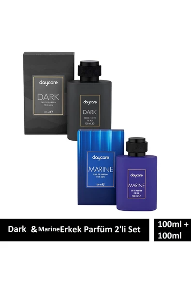 Daycare Dark & marine Erkek Edp Parfüm 2 adet x 100ml ürün görseli 1