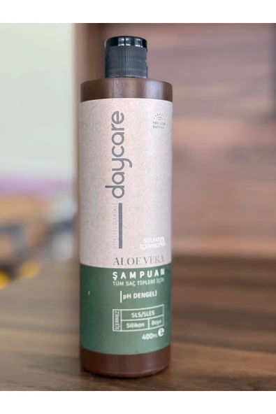 Daycare Bitkisel Içerikli Aloe Vera Şampuan 400 ml (SÜLFAT IÇERMEZ) ürün görseli 1