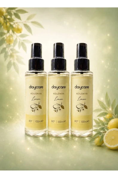 Daycare Limon Kolonyası 80° 100 ml Sprey (3’lü Set) ürün görseli 1