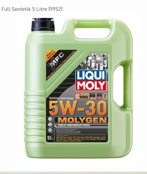 LIQIUMOLY 5W30 MOLYGEN 5LT ürün görseli 1