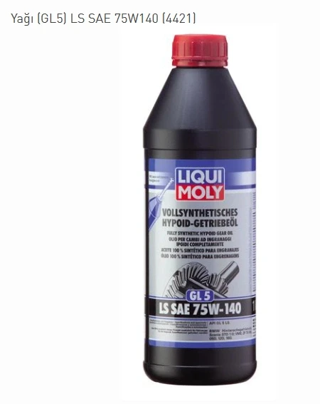 LIQIUMOLY sae 75w140 kilitli defransiyel yağı ürün görseli 1