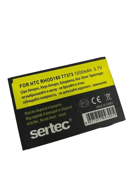SERTEC - HTC T7373 Touch pro 2 / RHOD160 Uyumlu Batarya ürün görseli 1