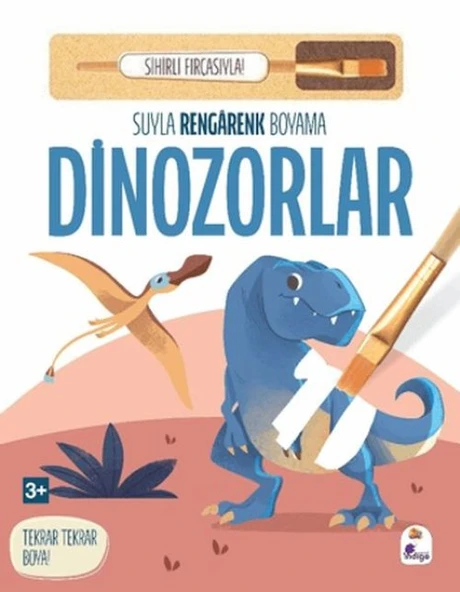 Suyla Rengarenk Boyama - Dinozorlar (Sihirli Fırçasıyla) ürün görseli 1