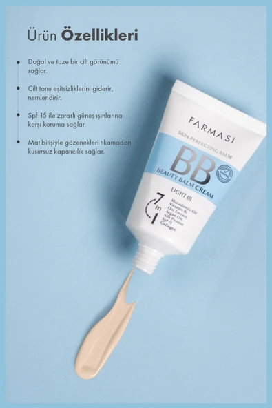 BB KREM AÇIK 01 50 G ürün görseli 1
