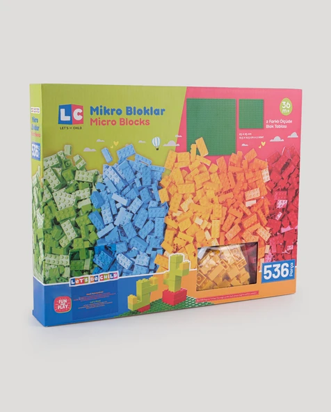 Eğitici Mikro Bloklar 536 Parça - Resim 7