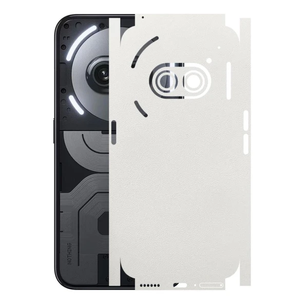 Nothing Phone 2A Plus ile Uyumlu Bumper Serisi Premium Kaplama 360  Beyaz ürün görseli 1